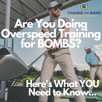 Are you doing overspeed training for bombs? here's what you need.